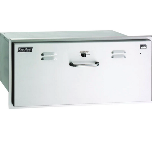 Fire Magic Select 30-Inch Built-In 110V Electric Stainless Steel Warming Drawer - 33830-SW - Fire Magic Grills Fire Magic
