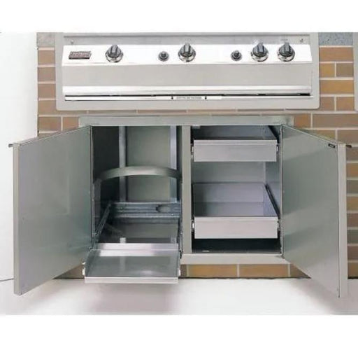 Fire Magic Select 30-Inch Double Access Door With Drawers And Trash Bin Storage - 33930S-12 - Fire Magic Grills Fire Magic