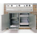 Fire Magic Select 30-Inch Double Access Door With Drawers And Trash Bin Storage - 33930S-12 - Fire Magic Grills Fire Magic