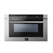 Forno 4-Piece Appliance Package - 30-Inch Electric Range, French Door Refrigerator, Dishwasher, and Microwave Drawer in Stainless Steel FORNO