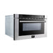 Forno 4-Piece Appliance Package - 30-Inch Electric Range, French Door Refrigerator, Dishwasher, and Microwave Drawer in Stainless Steel FORNO