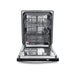 Forno 5-Piece Appliance Package - 48-Inch Gas Range, 56-Inch Pro-Style Refrigerator, Wall Mount Hood, Microwave Drawer, & 3-Rack Dishwasher in Stainless Steel FORNO