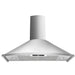30" Campobasso Wall Mount Range Hood in Stainless Steel with 450 CFM Motor - front view