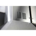 30" Campobasso Wall Mount Range Hood in Stainless Steel with 450 CFM Motor - back view