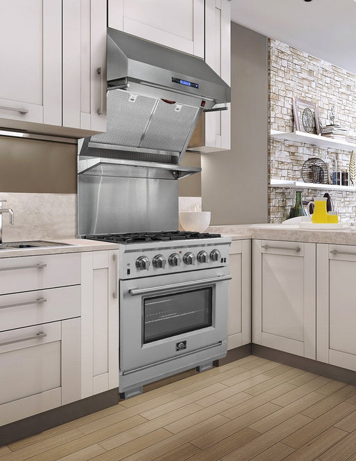 Forno 30" Capriasca Titanium Gas Range Oven 100,000 BTUs - FFSGS6260-30 FORNO