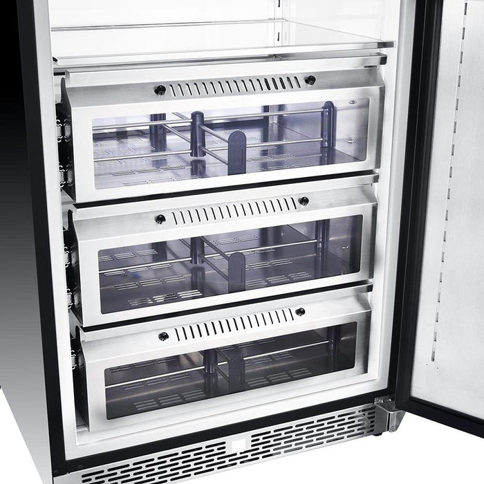 Forno 30" Colone 14.6 Cu. Ft. Pro-Style Refrigerator in Stainless Steel - FFRBI1821-30S FORNO