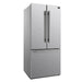 FORNO 30" Gallipoli 17.5 Cu Ft French Door Refrigerator with Ice Maker in Stainless Steel - FFFFD1974-31SB FORNO