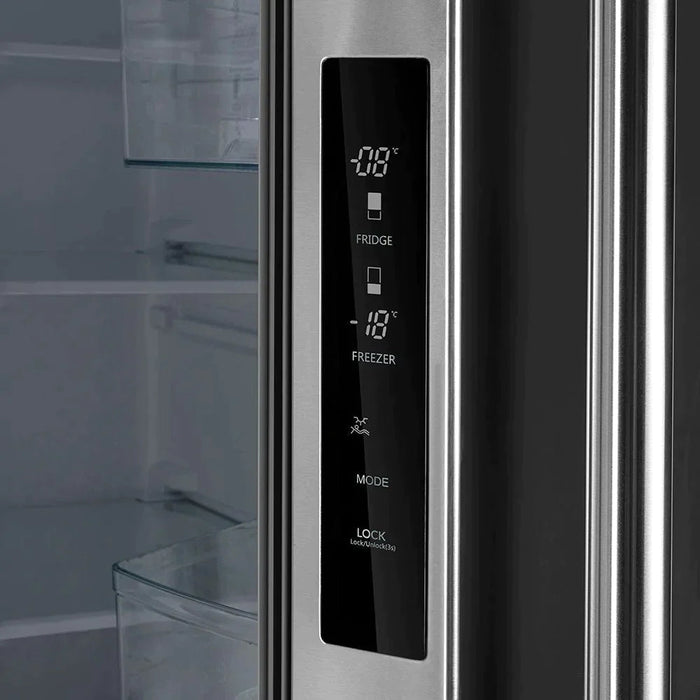 FORNO 30" Gallipoli 17.5 Cu Ft French Door Refrigerator with Ice Maker in Stainless Steel - FFFFD1974-31SB FORNO