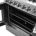 FORNO 30" Maniago Gold Freestanding Dual Fuel Range with French Door FFSGS6356-30 FORNO