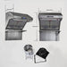 Forno 5-Piece Appliance Package - 30-Inch Electric Range, Wall Mount Range Hood with Backsplash, Pro-Style Refrigerator, Dishwasher, and Microwave Drawer in Stainless Steel FORNO