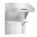 Forno 3-Piece Appliance Package - 30-Inch Gas Range with Air Fryer, 36-Inch Refrigerator & Wall Mount Hood with Backsplash in Stainless Steel FORNO