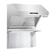 Forno 4-Piece Pro Appliance Package - 30-Inch Dual Fuel Range, Refrigerator with Water Dispenser, Wall Mount Hood with Backsplash, & 3-Rack Dishwasher in Stainless Steel FORNO