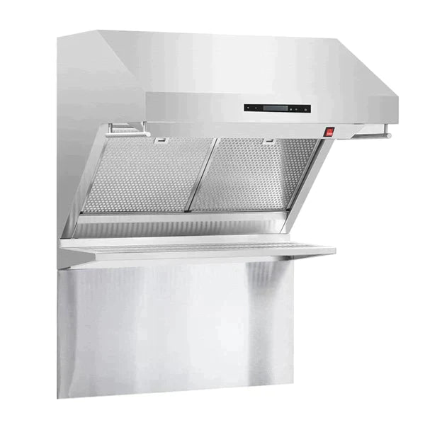 Forno 3-Piece Appliance Package - 30-Inch Dual Fuel Range with Air Fryer, 36-Inch Refrigerator & Wall Mount Hood with Backsplash in Stainless Steel