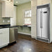 FORNO Salerno 33" Side by Side Built-in Refrigerator 15.6 cu.ft in Stainless Steel with Built-in Style Grille Trim Kit - FFRBI1805-37SG FORNO