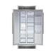 FORNO Salerno 33" Side by Side Built-in Refrigerator 15.6 cu.ft in Stainless Steel with Built-in Style Grille Trim Kit - FFRBI1805-37SG FORNO