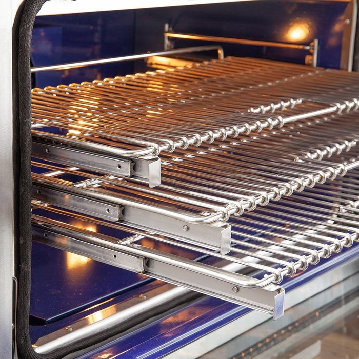 Forno 36" Capriasca Titanium Gas Range with 6 Burners, Convection Oven and 120,000 BTUs - FFSGS6260-36 FORNO