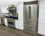 FORNO Moena 36" French Door Refrigerator 19 cu.ft with Built-in Style Grill Trim - FFRBI1820-40SG FORNO