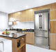 FORNO Moena 36" French Door Refrigerator 19 cu.ft with Built-in Style Grill Trim - FFRBI1820-40SG FORNO