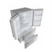 FORNO Moena 36" French Door Refrigerator 19 cu.ft with Built-in Style Grill Trim - FFRBI1820-40SG FORNO