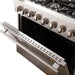 FORNO Galiano 36" Gold Freestanding Dual Fuel Range with 240v Electric Oven - 6 Burners and Convection Oven FFSGS6156-36 FORNO