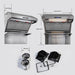 Forno 2-Piece Appliance Package - 36-Inch Electric Range and Wall Mount Range Hood with Backsplash in Stainless Steel FORNO