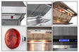 Forno 4-Piece Appliance Package - 48-Inch Gas Range, Refrigerator, Wall Mount Hood with Backsplash, & 3-Rack Dishwasher in Stainless Steel FORNO