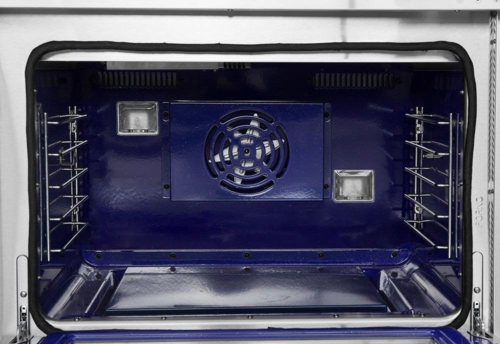 Forno 48" Capriasca Titanium Gas Range with 8 Burners, Griddle and 160,000 BTUs - FFSGS6260-48 FORNO