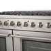 Forno 2-Piece Appliance Package - 48-Inch Gas Range  & 60-Inch Pro-Style Refrigerator in Stainless Steel FORNO