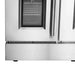 FORNO 48-Inch Galiano Dual Fuel Range with 8 Gas Burners, 107,000 BTUs, & French Door Electric Oven in Stainless Steel - FFSGS6356-48 FORNO