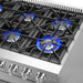 Forno 48-Inch Galiano Gas Range with 8 Gas Burners, 107,000 BTUs, & French Door Gas Oven in Stainless Steel FFSGS6444-48 FORNO