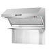 Forno 3-Piece Appliance Package - 48-Inch Gas Range, 56-Inch Pro-Style Refrigerator & Wall Mount Hood with Backsplash in Stainless Steel FORNO