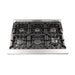 Forno 5-Piece Appliance Package - 36-Inch Dual Fuel Range, Refrigerator with Water Dispenser, Wall Mount Hood, Microwave Drawer, & 3-Rack Dishwasher in Stainless Steel FORNO