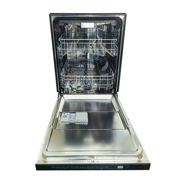 Forno 5-Piece Appliance Package - 36-Inch Gas Range, Refrigerator with Water Dispenser, Wall Mount Hood, Microwave Drawer, & 3-Rack Dishwasher in Stainless Steel FORNO