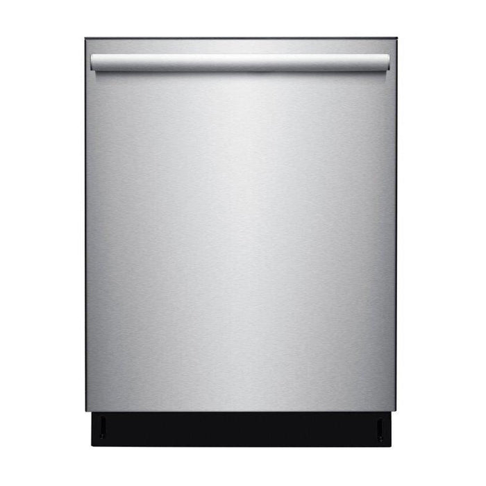 Forno 5-Piece Appliance Package - 36-Inch Gas Range, Refrigerator with Water Dispenser, Wall Mount Hood with Backsplash, Microwave Oven, & 3-Rack Dishwasher in Stainless Steel FORNO