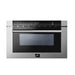 Forno 5-Piece Pro Appliance Package - 30-Inch Gas Range, Refrigerator, Wall Mount Hood, Microwave Drawer, & 3-Rack Dishwasher in Stainless Steel FORNO