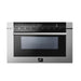 Forno 5-Piece Pro Appliance Package - 30-Inch Gas Range, 56-Inch Pro-Style Refrigerator, Wall Mount Hood, Microwave Drawer, & 3-Rack Dishwasher in Stainless Steel FORNO