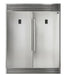 Forno 5-Piece Pro Appliance Package - 30-Inch Gas Range, 56-Inch Pro-Style Refrigerator, Wall Mount Hood, Microwave Drawer, & 3-Rack Dishwasher in Stainless Steel FORNO