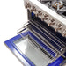 Forno 5-Piece Pro Appliance Package - 36-Inch Gas Range, Refrigerator, Wall Mount Hood, Microwave Drawer, & 3-Rack Dishwasher in Stainless Steel FORNO