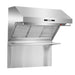 Forno 5-Piece Pro Appliance Package - 36-Inch Gas Range, Refrigerator, Wall Mount Hood with Backsplash, Microwave Drawer, & 3-Rack Dishwasher in Stainless Steel FORNO