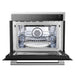 Forno 5-Piece Pro Appliance Package - 48-Inch Dual Fuel Range, Refrigerator, Wall Mount Hood with Backsplash, Microwave Oven, & 3-Rack Dishwasher in Stainless Steel FORNO