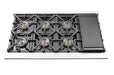 Forno 5-Piece Pro Appliance Package - 48-Inch Gas Range, Refrigerator, Wall Mount Hood, Microwave Drawer, & 3-Rack Dishwasher in Stainless Steel FORNO