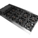 FORNO 60-Inch Capriasca Dual Fuel Range with 240v Electric Oven - 10 Sealed Burners and 200,000 BTUs - FFSGS6187-60 FORNO