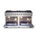 FORNO 60-Inch Capriasca Gas Range with 10 Burners and 200,000 BTUs - FFSGS6260-60 FORNO