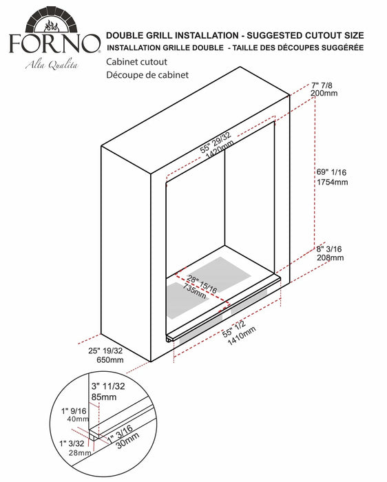 60 built in refrigerator outlet