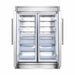 FORNO 60-Inch Maderno 2-Piece Convertible Built-In Refrigerator/Freezer with Decorative Grill Trim, 27.2 cu.ft. - FFFFD1722-60S FORNO