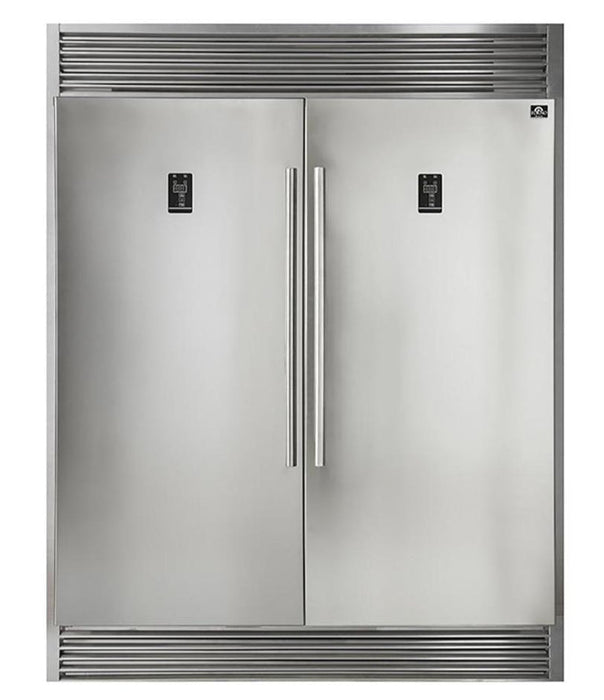 Forno Appliance Package - 36 Inch Dual Fuel Range, 60 Inch Refrigerator, Microwave Drawer, Dishwasher, AP-FFSGS6156-36-7 FORNO