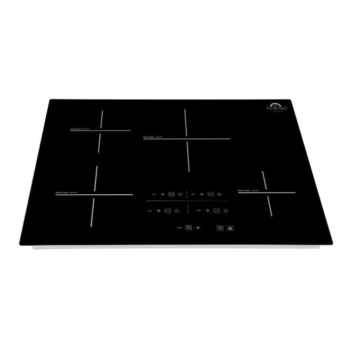 Forno Appliance Package - 36 Inch Dual Fuel Range, Range Hood, Refrigerator, Microwave Drawer, Dishwasher, Cooktop, FCTIN-FFSGS6156-36 FORNO