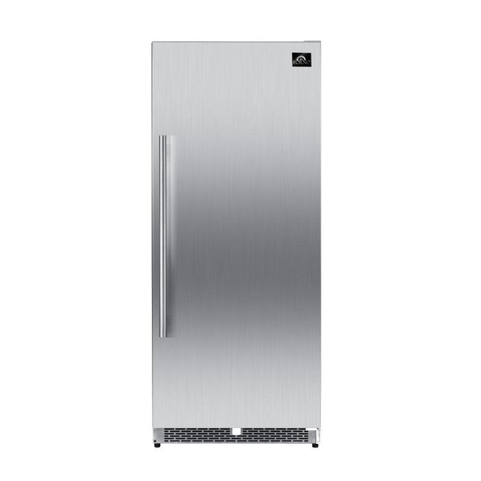 Forno Appliance Package - 36 Inch Dual Fuel Range, Refrigerator, FFRBI-FFSGS6156-36 FORNO