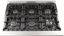 Forno Appliance Package - 36 Inch Dual Fuel Range, Refrigerator, FFRBI-FFSGS6156-36 FORNO