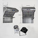 Forno Appliance Package - 36 Inch Gas Range, 60 Inch Refrigerator, Range Hood, Dishwasher, FRHWM-FFSGS6244-36 FORNO